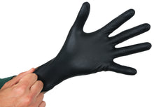 Load image into Gallery viewer, Grower&#39;s Edge Black Powder Free Diamond Textured Nitrile Gloves 6 mil - X-Large (100/Box)
